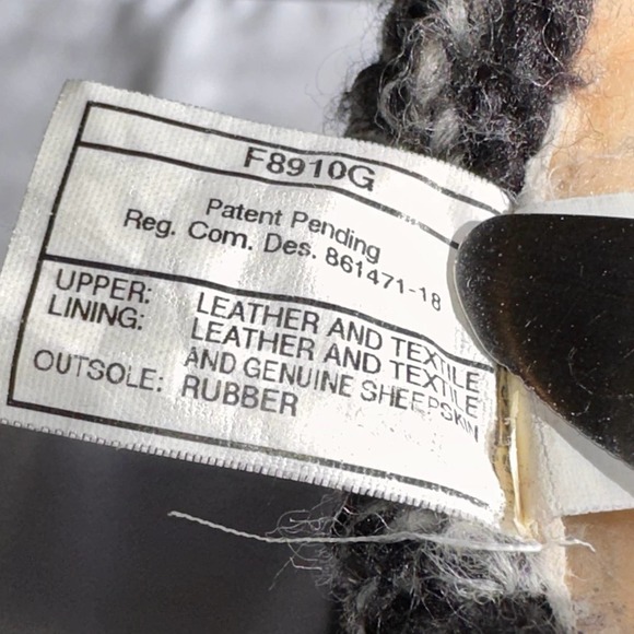 UGG - Skylar Wedge Boots, Black Suede Leather and knitted cuff, Size: US6/EU37 - Picture 5 of 10